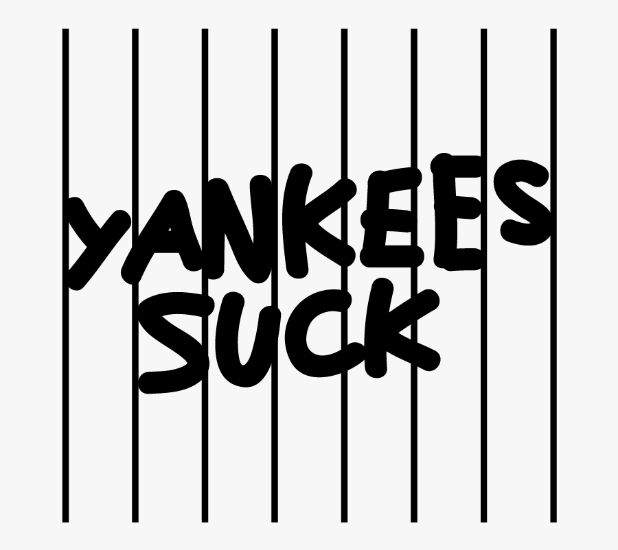 Yankees Suck - Calligraphy, Transparent Clipart