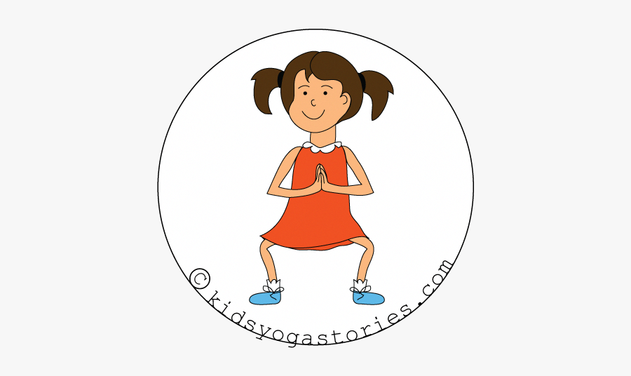 Butterfly Yoga Pose Kids, Transparent Clipart