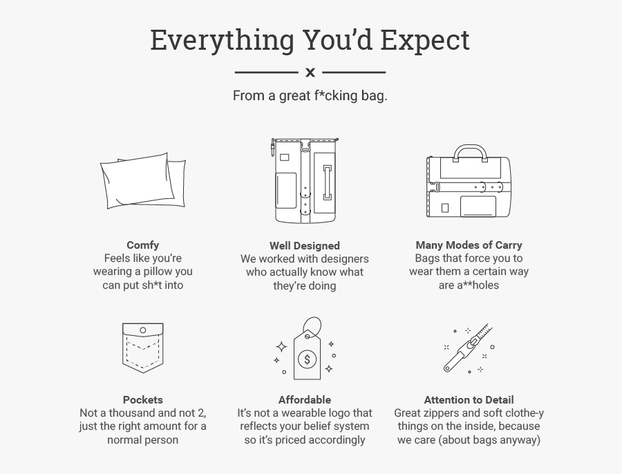 Clip Art Everything About You Is Great - Things That Inside The Go Bag With Word, Transparent Clipart