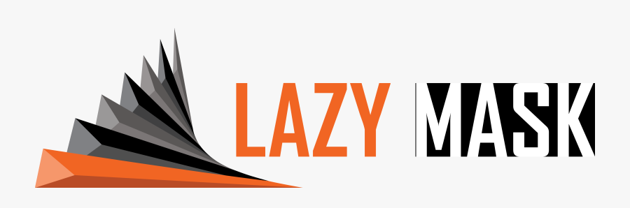 Main Logo Of Lazy Mask, Transparent Clipart