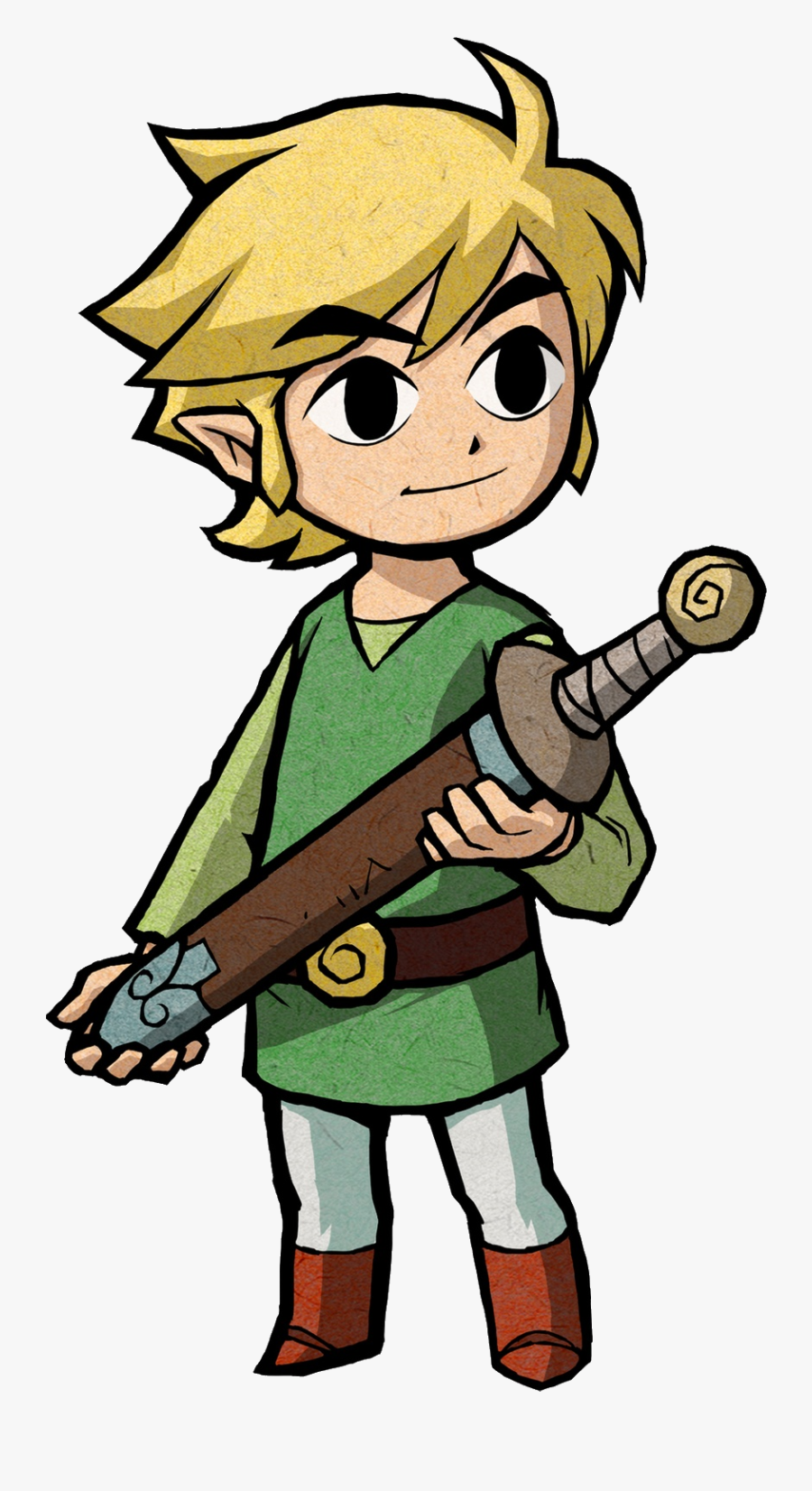 Cartoon,clip Character,style - Link The Minish Cap, Transparent Clipart