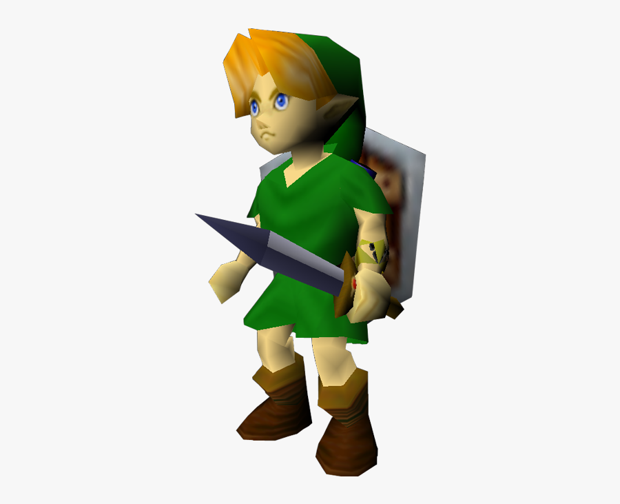 The Legend Of Zelda Clipart Link Ocarina Time - Link Zelda Ocarina Of Time, Transparent Clipart
