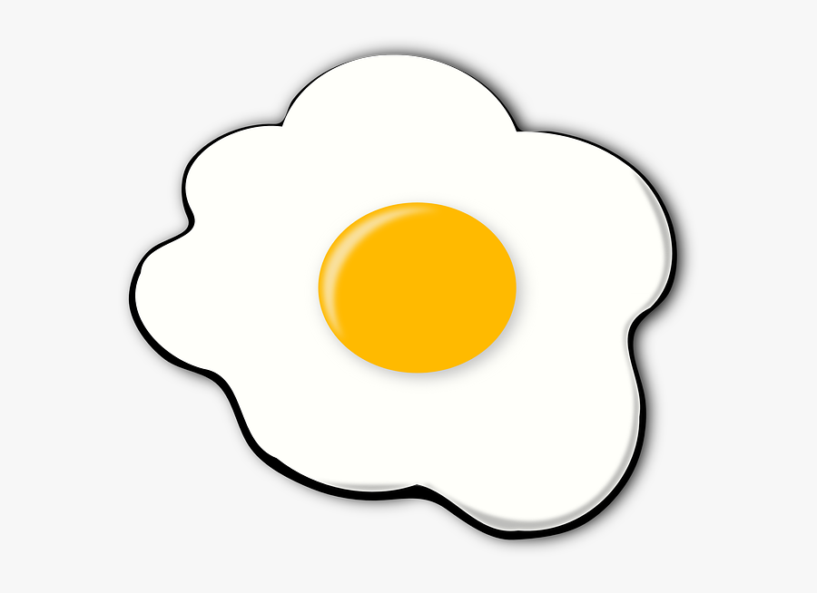 Sunny Side Up Egg Logo, Transparent Clipart