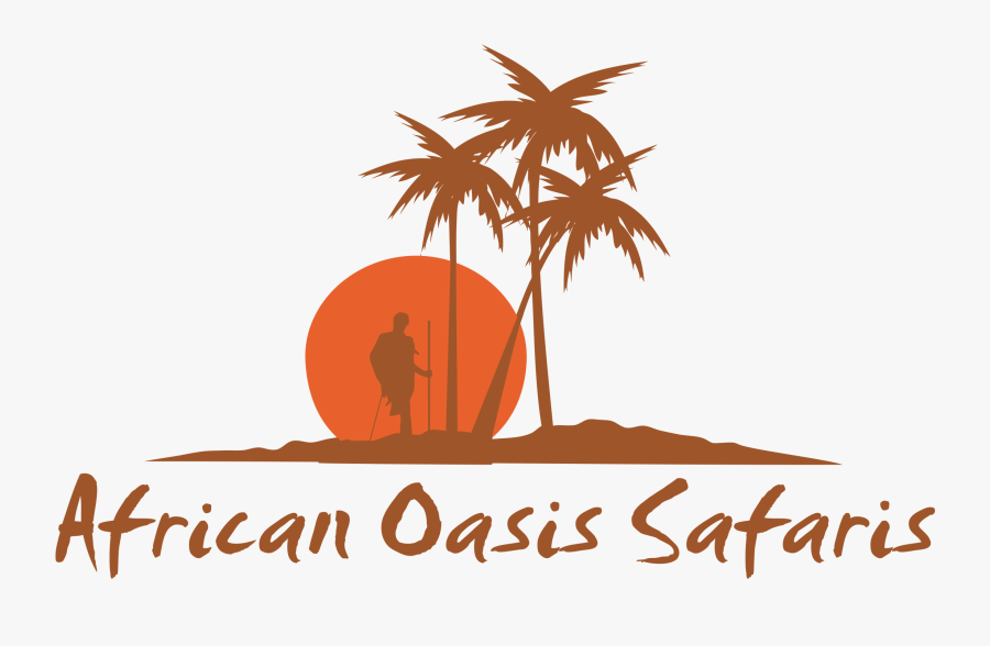 African Oasis - Illustration, Transparent Clipart