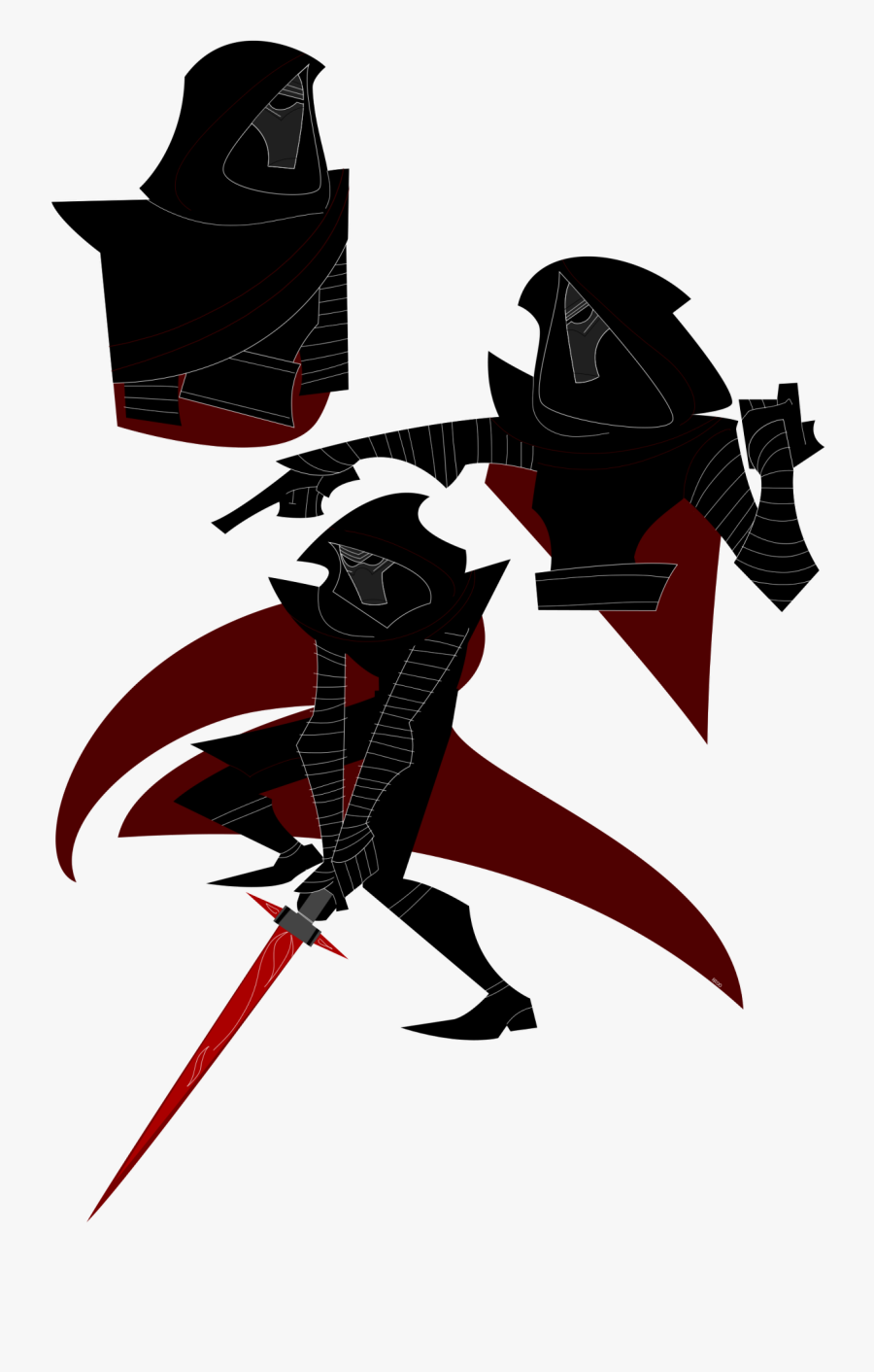 Kylo Ren Art, Transparent Clipart