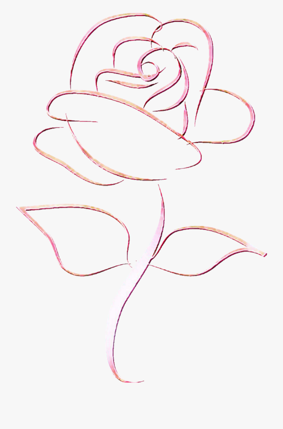 #flower #outline - Sketch, Transparent Clipart