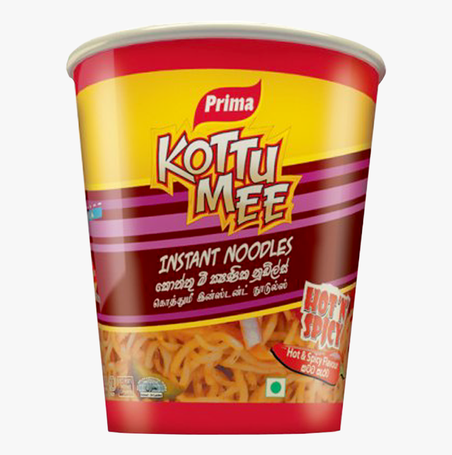 Transparent Noodles Clipart - Prima Kottu Mee Cup Noodles, Transparent Clipart