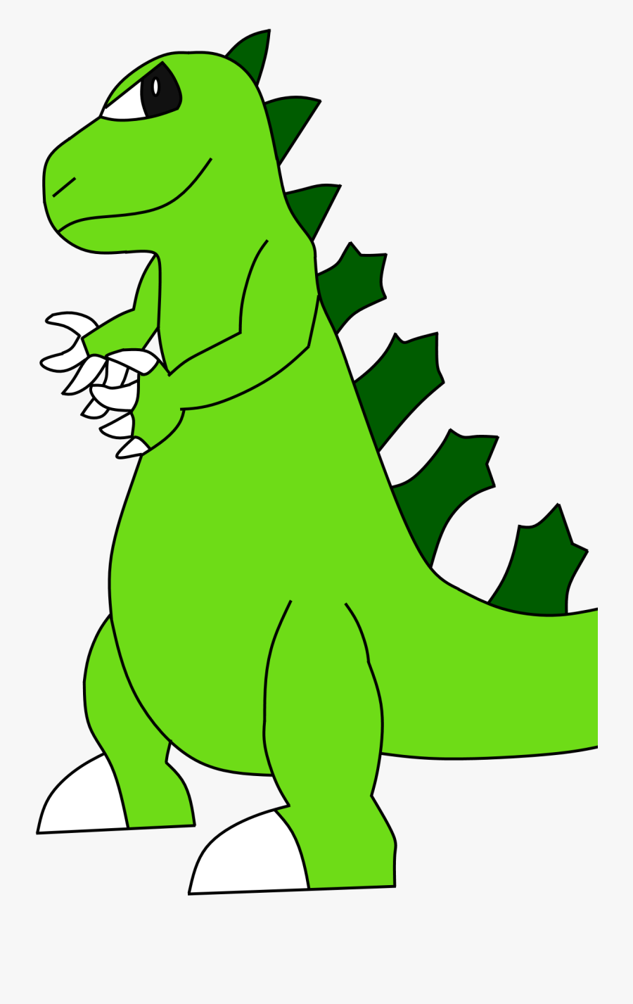 Hanna Barbera Godzilla - Cartoon , Free Transparent Clipart - ClipartKey