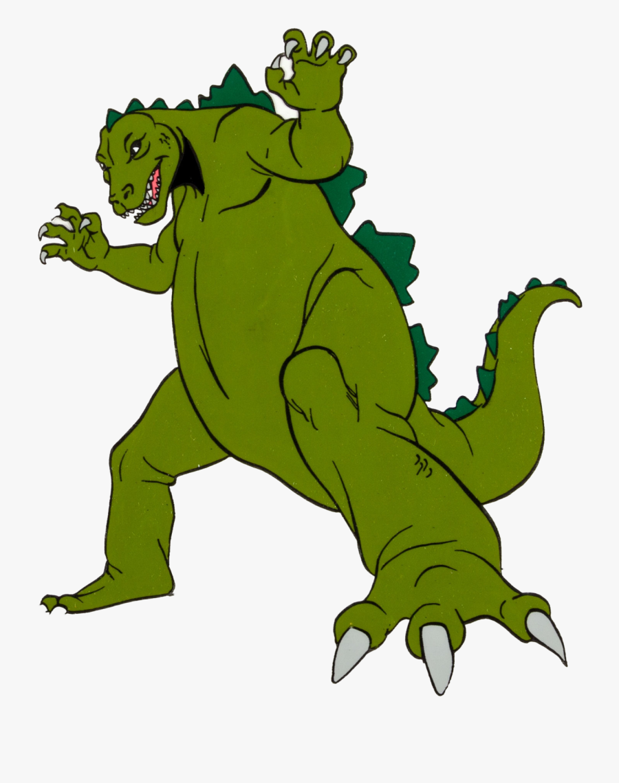 Godzilla - Godzilla Characters In Cartoon, Transparent Clipart