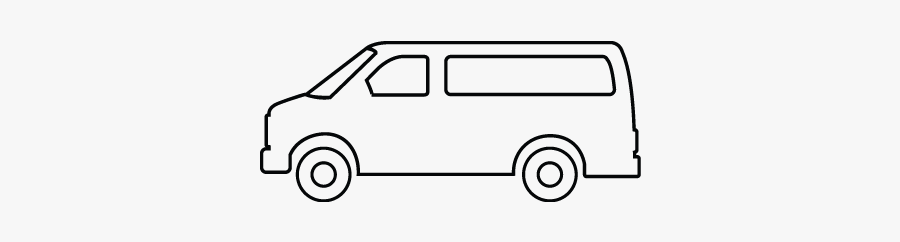Delivery Van, Tempo, Luggage Vehicle, Small Truck Icon - Compact Van, Transparent Clipart