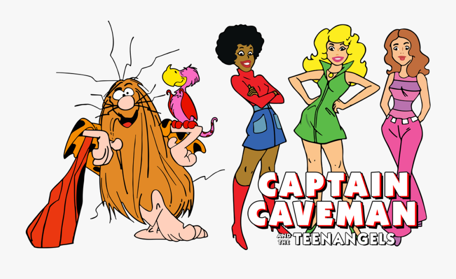 Captain Caveman Teen Angels, Transparent Clipart