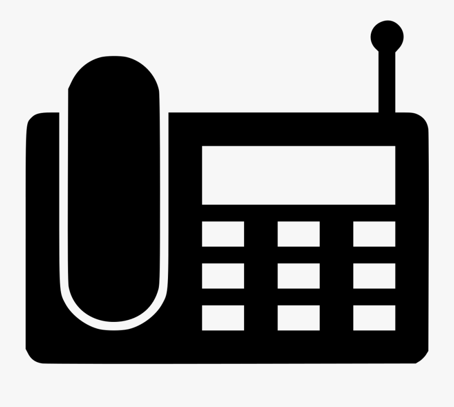 Wireless Svg Png Icon - Landline Phone Icon Png, Transparent Clipart