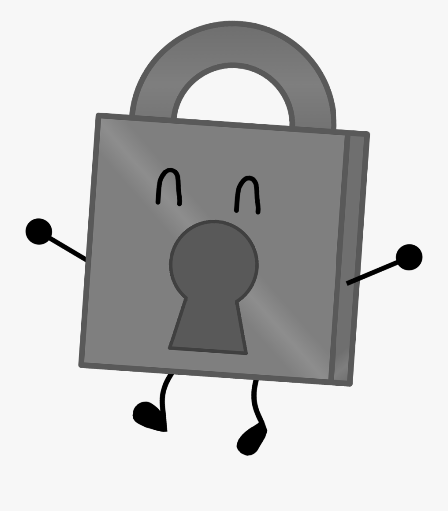 Padlock Pose - Bfdi Padlock, Transparent Clipart