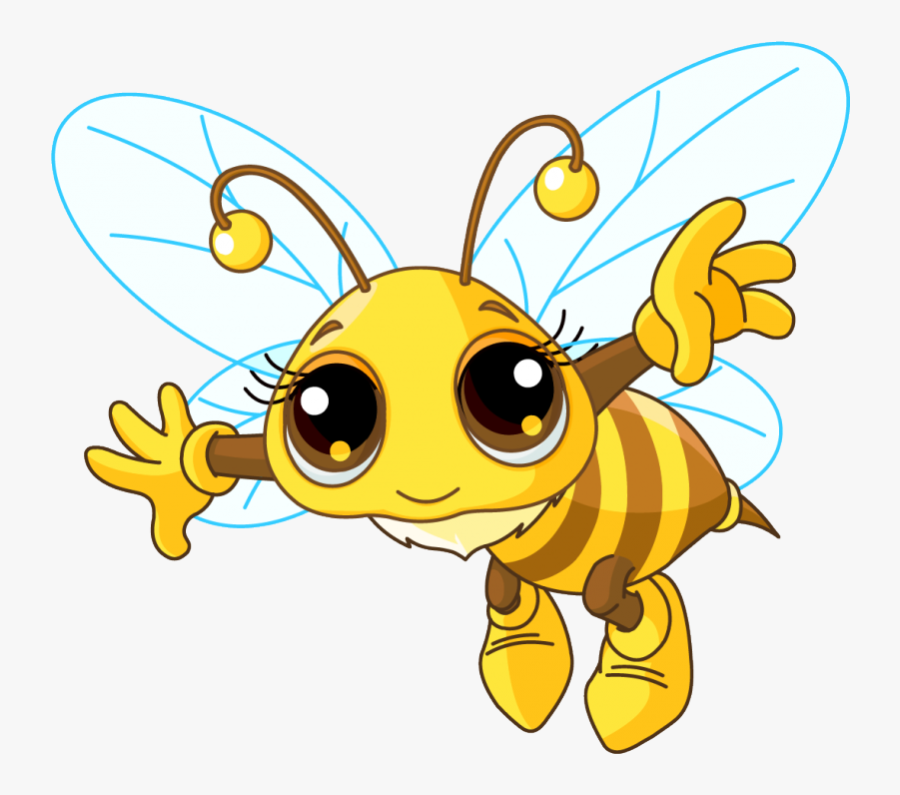 Honey Bee Clipart Free - Cute Honey Bee Clipart, Transparent Clipart