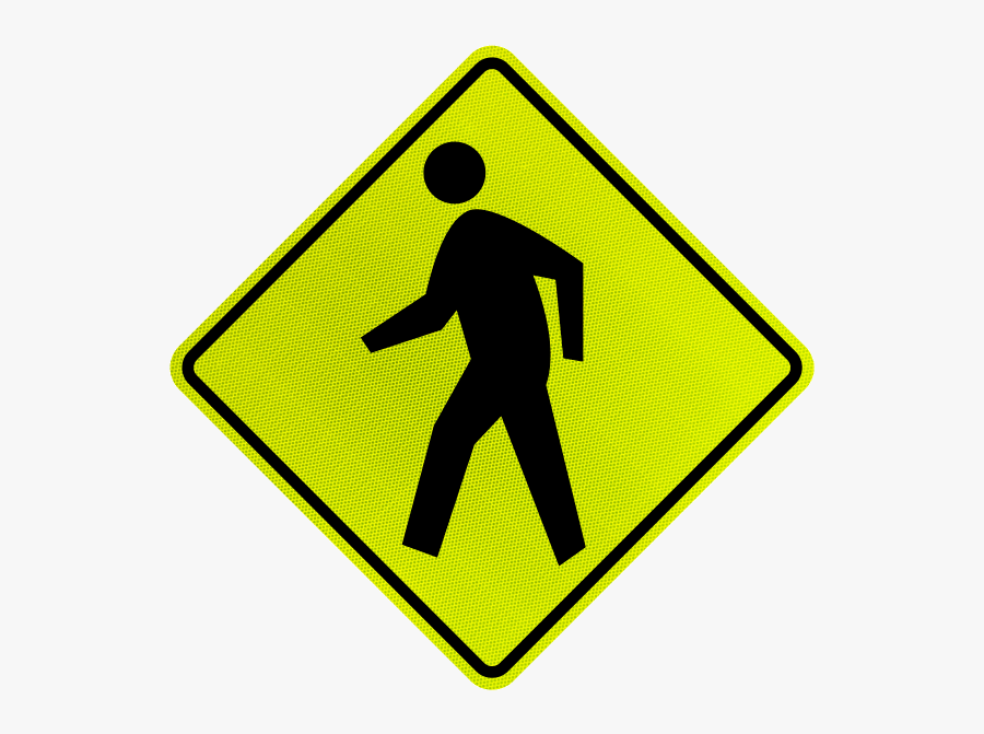 Pedestrian Crossing Sign - Us Pedestrian Crossing Sign , Free ...