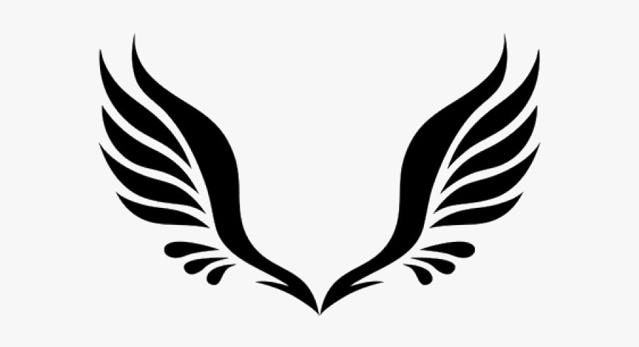 Black Wings - Transparent Background Wings Png, Transparent Clipart