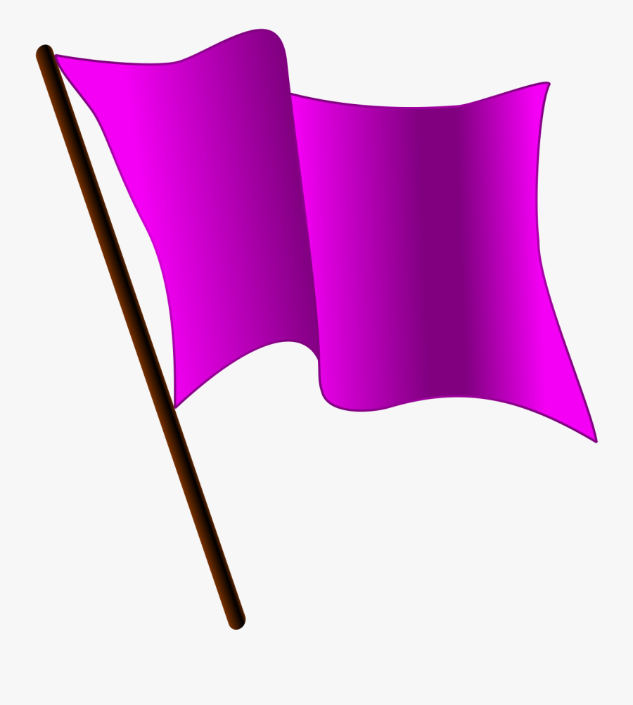 Red Flag, Transparent Clipart