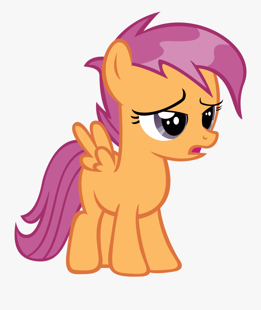 Wet Mane Scootaloo - Imagenes De My Little Pony Scootaloo, Transparent Clipart