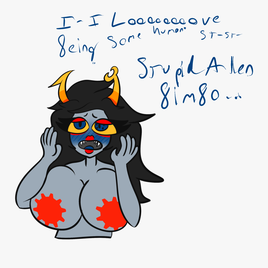 Poor Vriska - Cartoon, Transparent Clipart