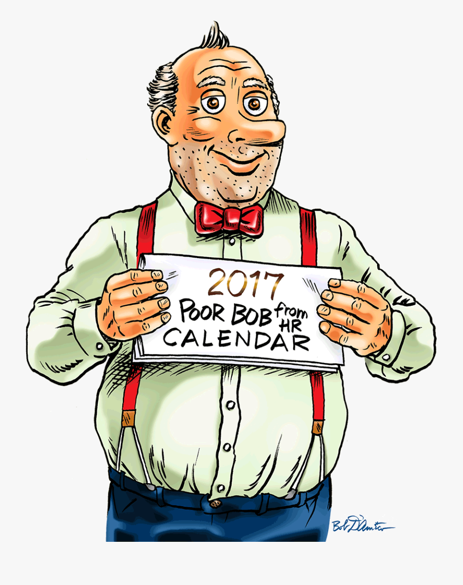 2017 Poor Bob Calendar - Cartoon, Transparent Clipart