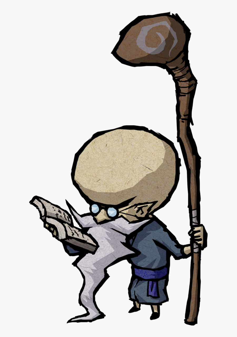 Transparent Wind Waker Link Png - Zelda Wind Waker Old Man, Transparent Clipart