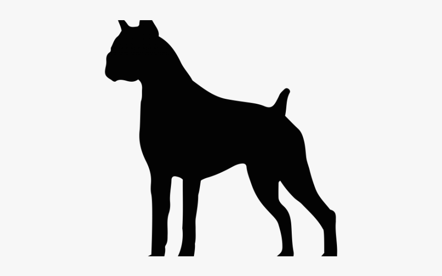 Great Dane Clipart Full Grown - Boxer Dog Decals, Transparent Clipart