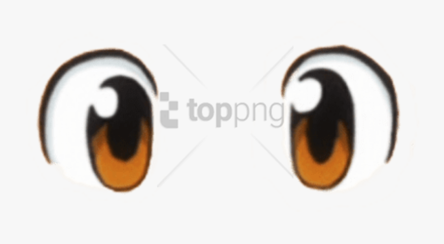 Flightless - Anime Big Brown Eyes, Transparent Clipart