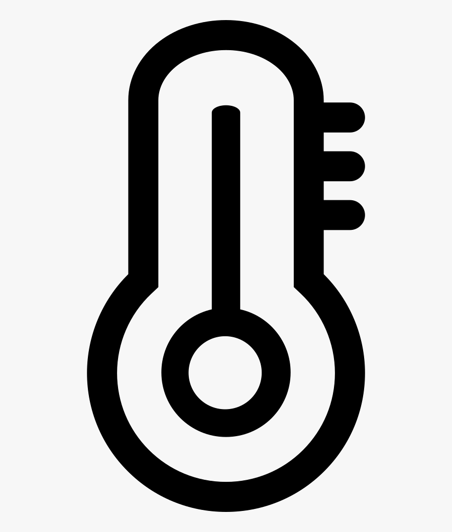 Thermometer Free Icon - Circle, Transparent Clipart