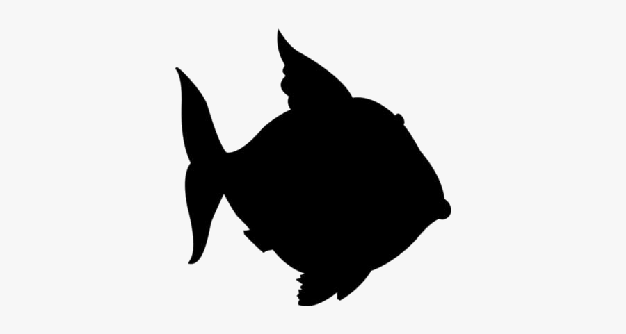 Black Tuna Fish Clipart Png, Tuna Fish Transparent - Silhouette, Transparent Clipart