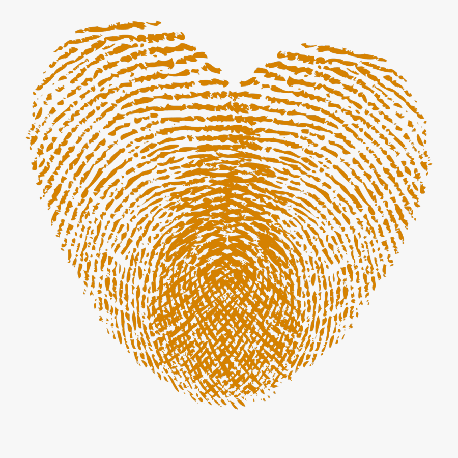 Fingerprint Heart - Png Fingerprint Heart, Transparent Clipart