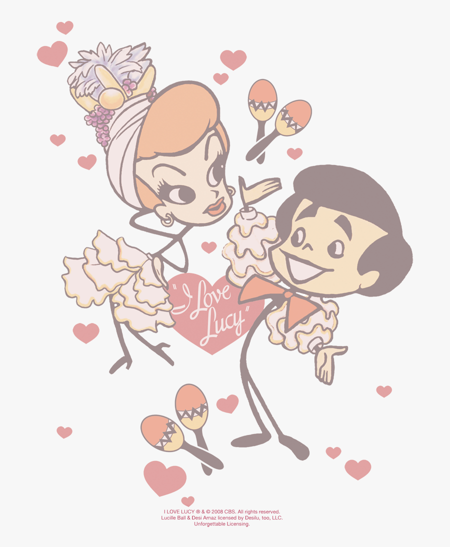 Love Lucy Heart, Transparent Clipart