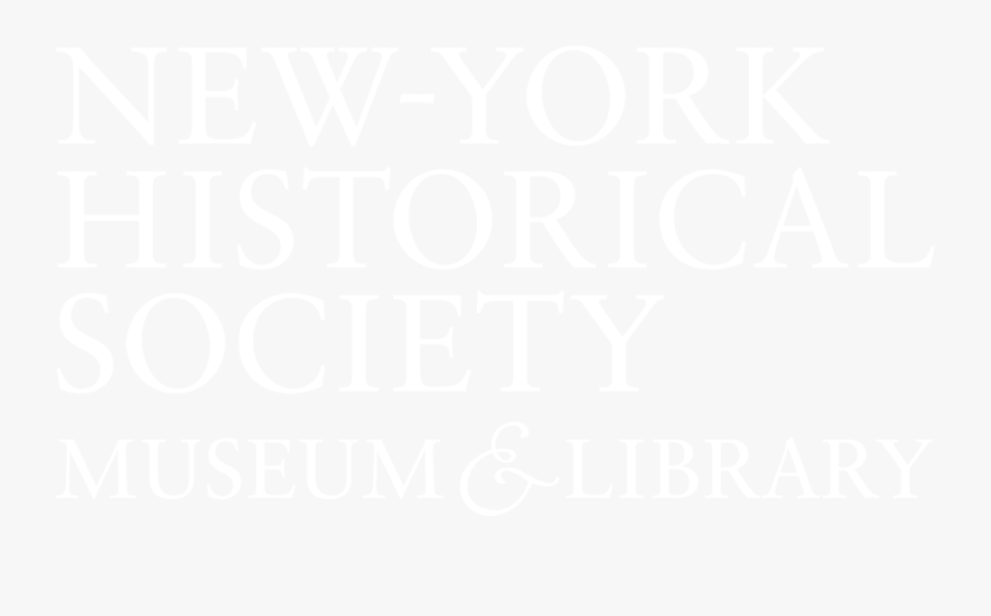 New York Historical Society Logo White, Transparent Clipart