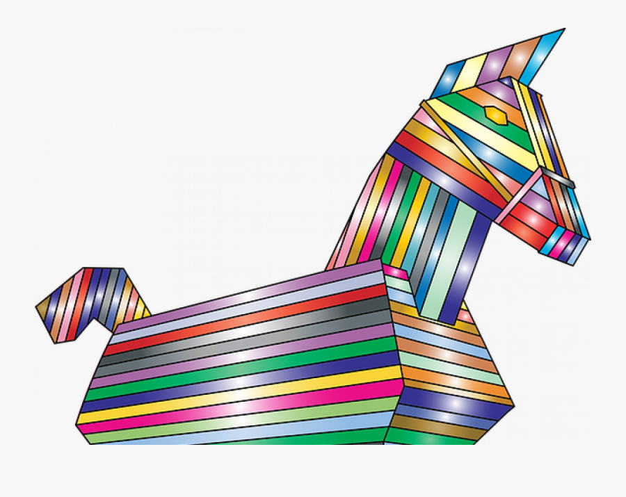 Cartoon Trojan Horse - Trojan Horse, Transparent Clipart