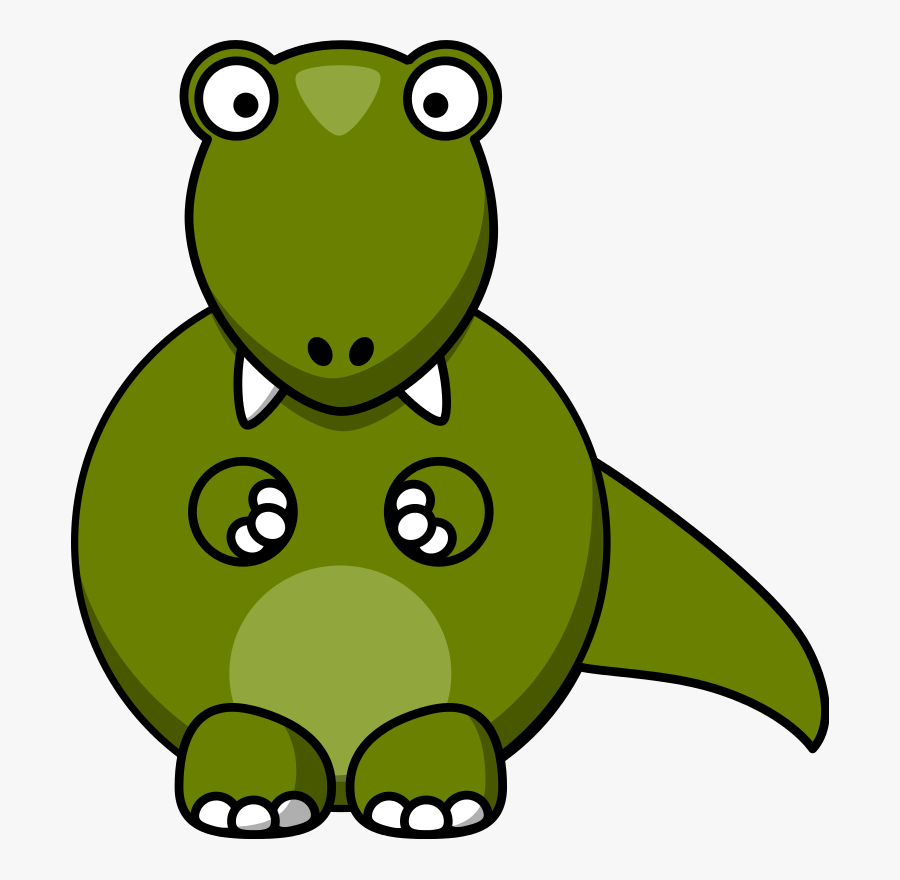 Tyrannosaurus Triceratops Carnotaurus Dinosaur Velociraptor - Clipart Cartoon Tyrannosaurus Rex, Transparent Clipart