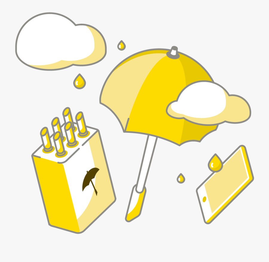 Dripdrop Umbrella Sharing, Transparent Clipart