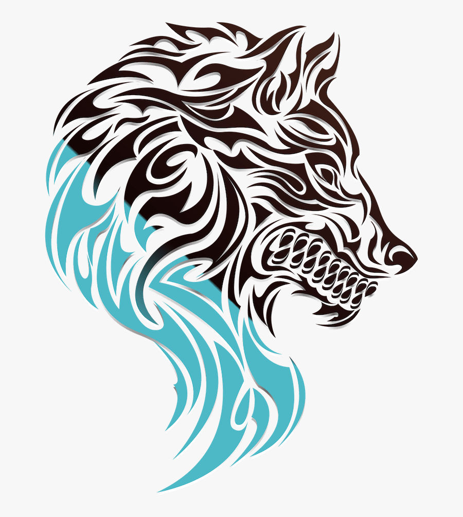 Logo - Wolf Stickers Png, Transparent Clipart