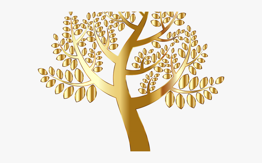 Transparent Place Clipart - Gold Oak Tree Icon, Transparent Clipart