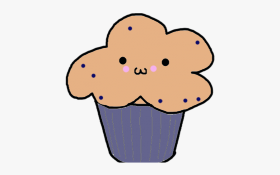 Muffin With Smiley Face, Transparent Clipart