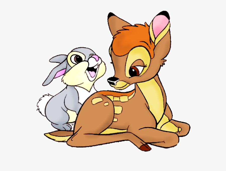 Cartoon Bambi And Thumper , Free Transparent Clipart - ClipartKey