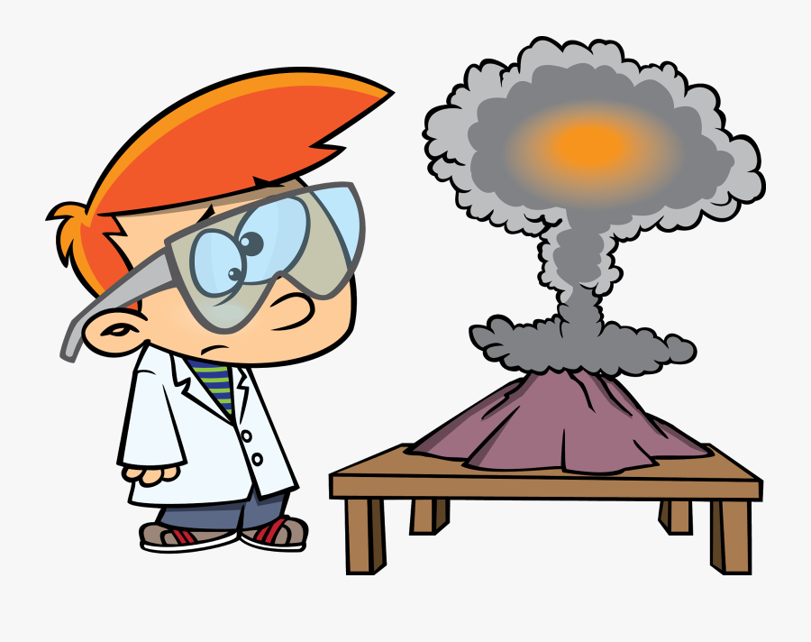 Cartoon Image Of Science Project, Transparent Clipart