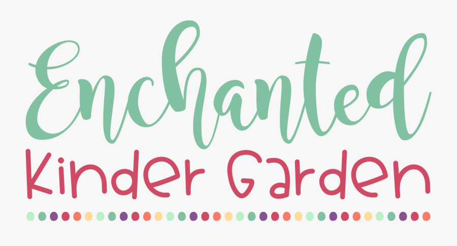 Enchanted Kinder Garden - Calligraphy, Transparent Clipart