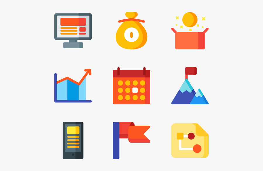 Startup - Entrepreneur Flat Icon, Transparent Clipart