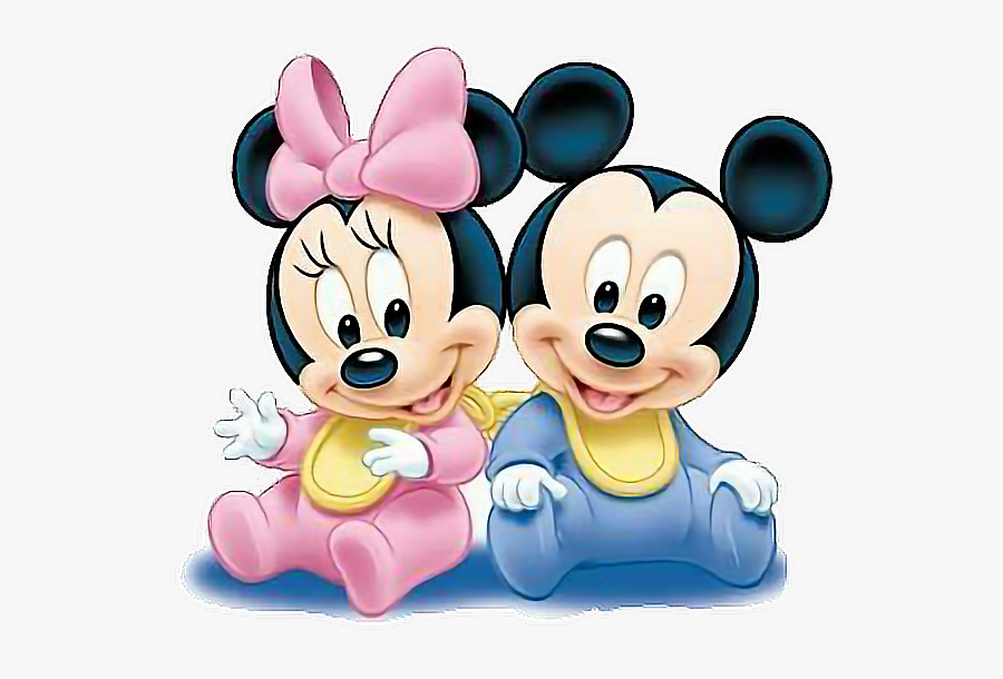 #mickey #minnie #mickeymouse #minniemouse #mouse #baby - Minnie En Mickey Mouse Baby, Transparent Clipart