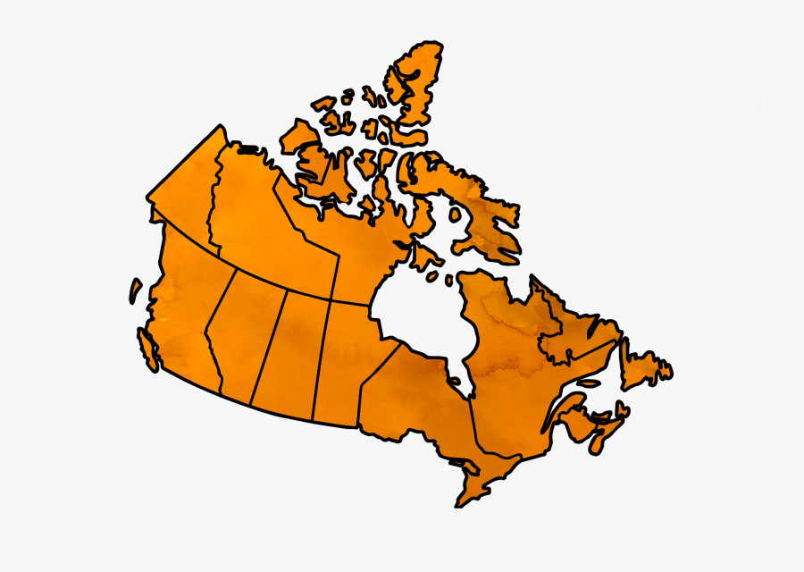 Canada Map Provinces In French, Transparent Clipart