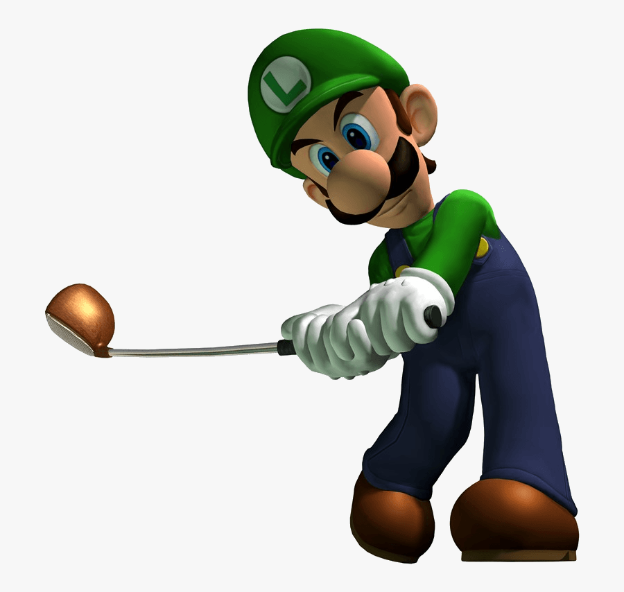 Luigi From The Official Artwork Set For - Mario Golf Toadstool Tour Luigi, Transparent Clipart