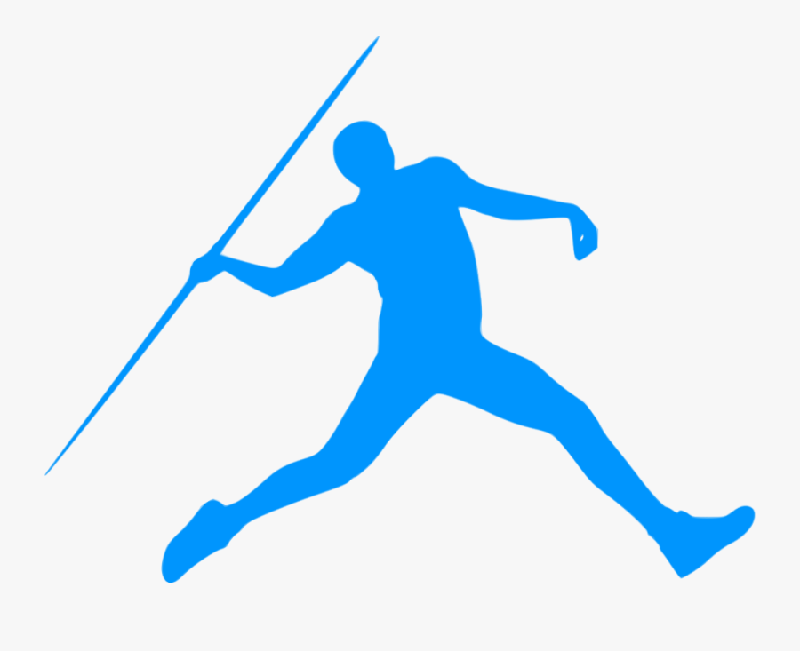 Silhouette Athlétisme - Lanzador De Jabalina Silueta, Transparent Clipart