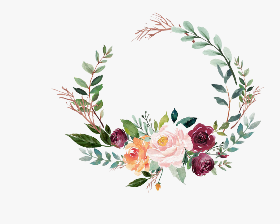 Green Watercolor Flowers Png Transparent Png Png Transparent Background Floral Wreath Png Free Transparent Clipart Clipartkey