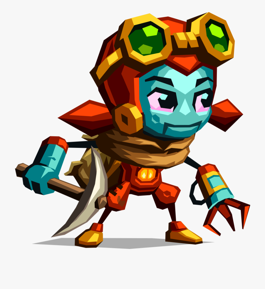 Steamworld Dig Characters, Transparent Clipart