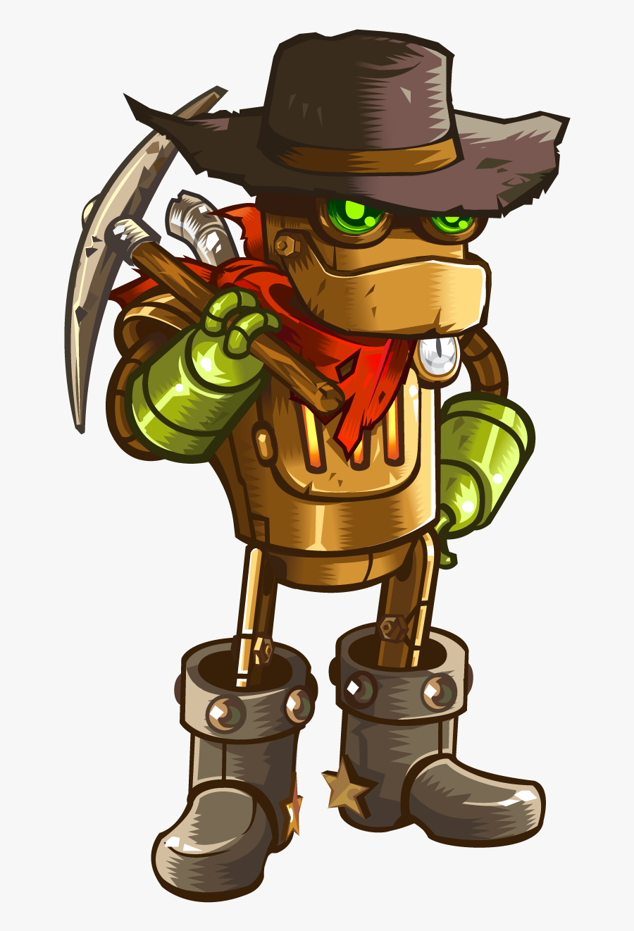 Rusty Discussion - Steamworld Dig Main Character, Transparent Clipart