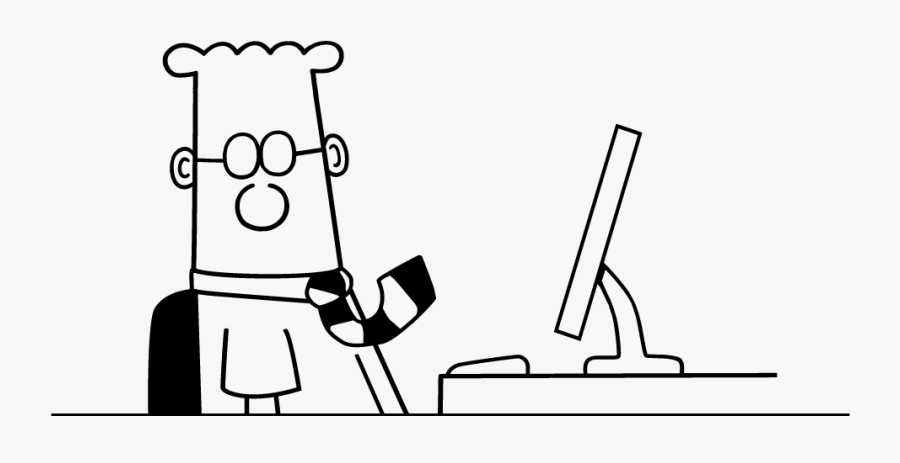 Dilbert Clipart, Transparent Clipart